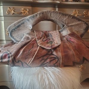 Vintage Leather clutch